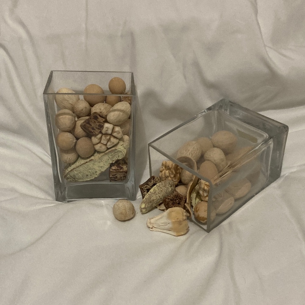 IKEA Decorative Glass Vases with Fillers